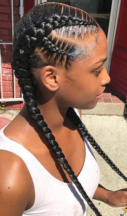 43 Two Braids Hairstyles Perfect For Hot Summer Days Page 2 Of 4 Stayglam