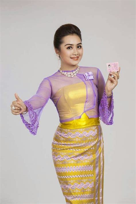 Myanmar Dress Traditional Dresses Myanmar Women Fashion