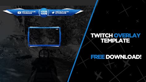 Look no further, we have the widest selection of free stream all twitch overlay downloads include png, psd & jpg file types. Twitch Overlay Template #2 - Free download! - YouTube