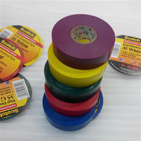 3m Electrical Tape 35 Scotch 35 Yellow Vinyl Electrical Tape