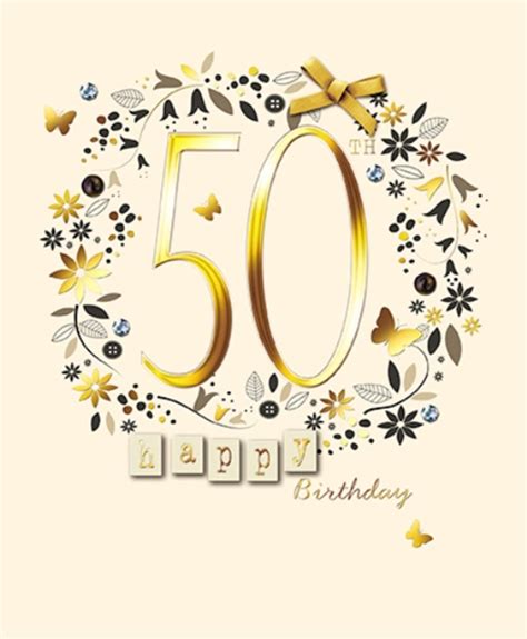 50th Birthday Printable Cards Printable Templates