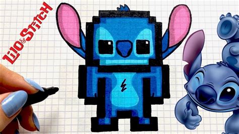 Tuto Dessin Debutant Stitch Pixel Art Disney Youtube