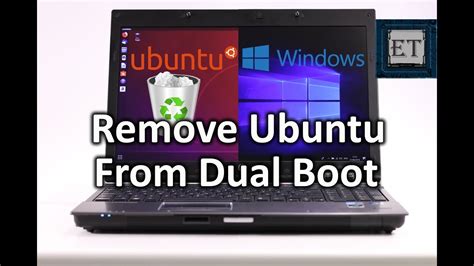 How To Remove Linux Ubuntu From Dual Boot In Windows 10 Benisnous