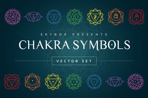 Download Chakra Symbols Vector Set