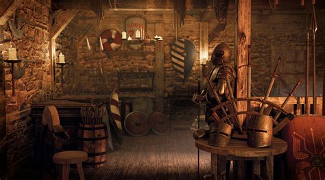 Medieval Armoury And Forge On Behance