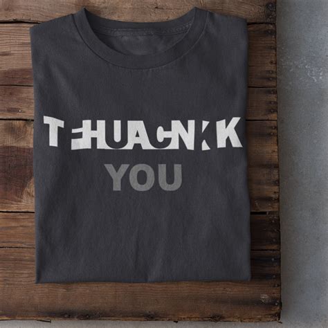 Thank You Fuck You Short Sleeve Uni Sex T Shirt Etsy Free Download