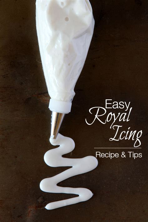 Royal icing can dry too fast when : Easy Royal Icing Recipe - Around My Family Table