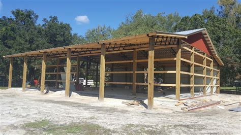 Roof Trusses Pole Barn Building
