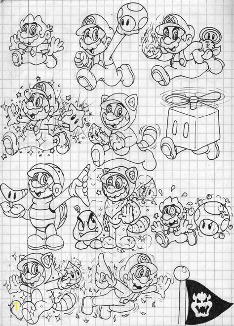 Super Mario 3d World Coloring Pages