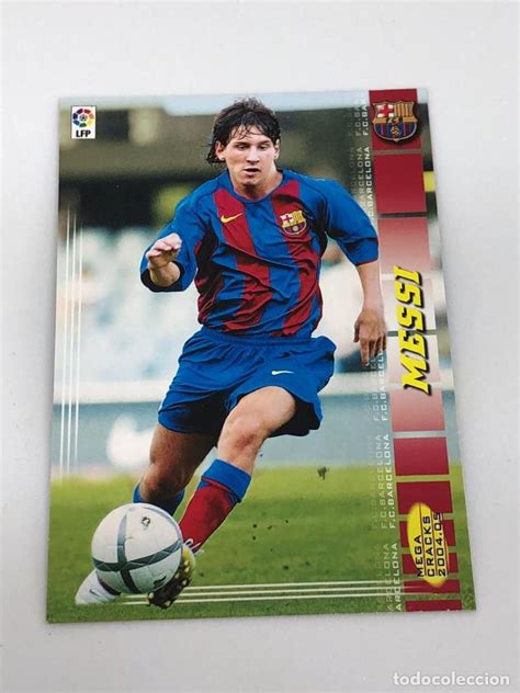This card is on another level, combining rarity and artistic appeal. Megacracks 04 lionel messi rookie card 71 bis m - Vendido ...