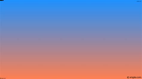 Wallpaper Gradient Blue Orange Linear 1e90ff Ff7f50 105°