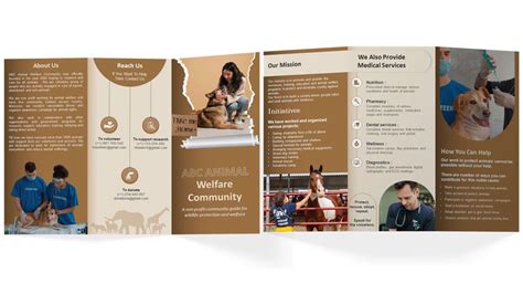 Animal Welfare Community Brochure Trifold