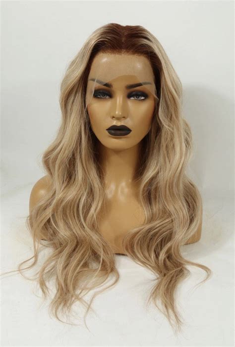 Ombre Balayage Wig 180 Density Lace Front Human Hair Wigs Pre Plucked 13x4 Brazilian Remy Human