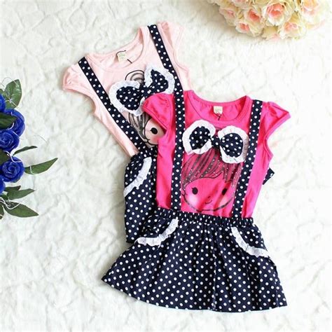 2017 Baby Girls Kid Polka Dot Summer Clothes Toddler Overalls Outfit