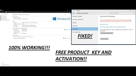 Activate windows 10 for free in 2021 | windows 10 home/pro/education/enterprise.in this video, i have shown the most easiest method with the help of which yo. FREE ACTIVATION KEY FOR WINDOWS 10 (FREE PRODUCT KEY OF ...