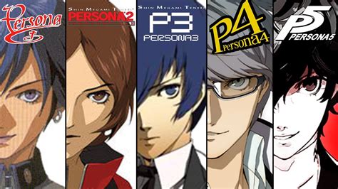 Persona Series Intros And Gameplay Persona 1 To Persona 5 Youtube