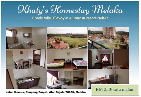 Последние твиты от a'famosa resort (@afamosaresort). Khaty's Homestay at Melaka: Homestay at Condo Villa D ...