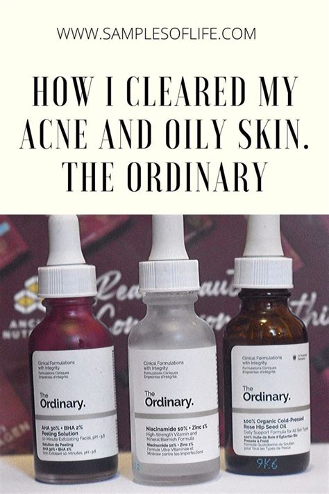 The Ordinary Skincare Products Review For Acne Samples Of Life Oily