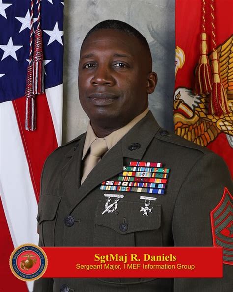 Sgt Maj Reginald Daniels I Marine Expeditionary Force Leaders 46665