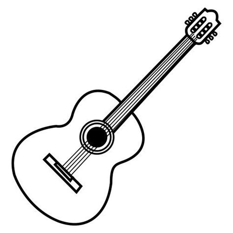 Como Dibujar Un Guitarra Imagui Dibujos De Instrumentos Musicales