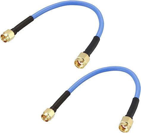 Uxcell Sma Male To Sma Male Rg402 Coax Cable 015m05ft