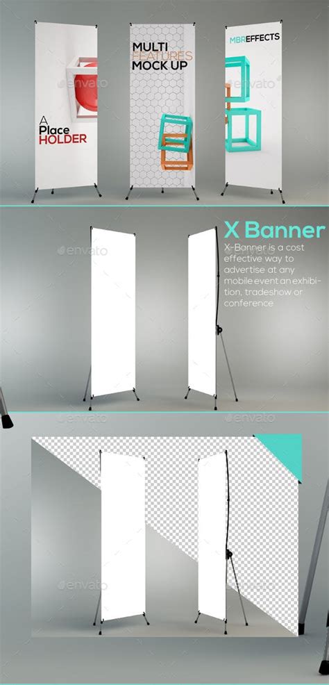 X Banner Mockup By Mbreffects Graphicriver
