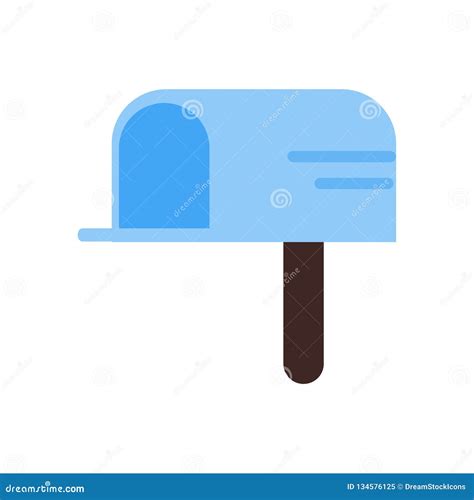 Mailbox Icon Vector Isolated On White Background Mailbox Sign