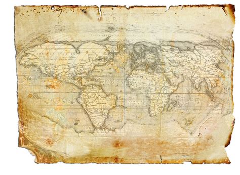 Free Antique World Map Stock Photo