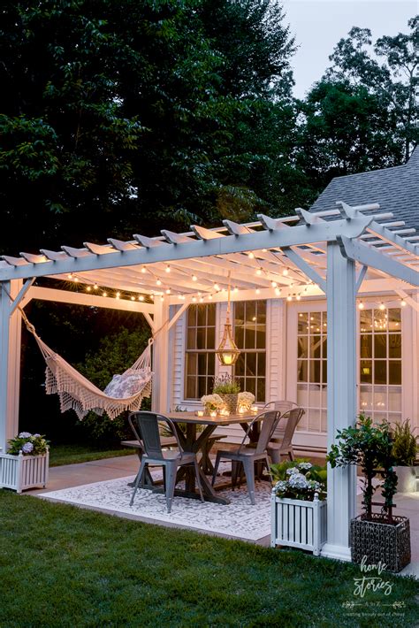 Adding Character Beautiful French Country Pergola And Patio Decorating