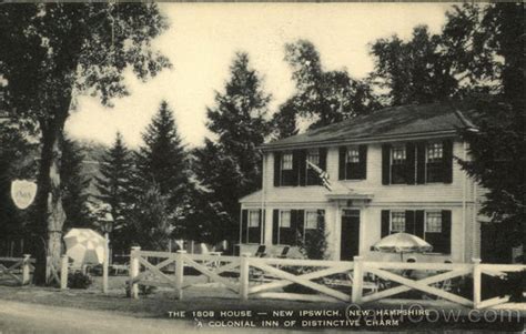 The 1808 House New Ipswich Nh Postcard