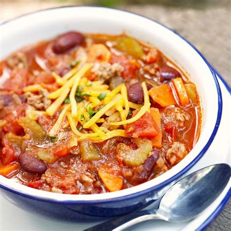 Turkey And Bean Chili Recipe Recipes Food Comfort Food