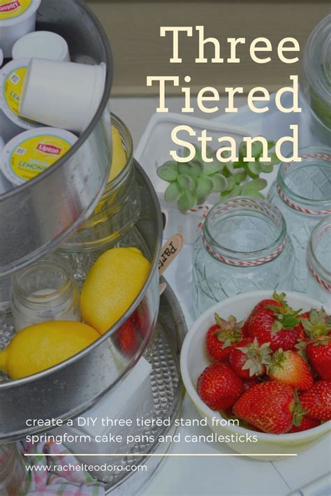 Diy Three Tiered Serving Stand Diy Diy Projects Diy Craft Projects