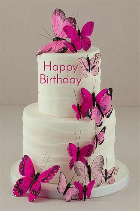 Happy Birthday Butterfly Cake