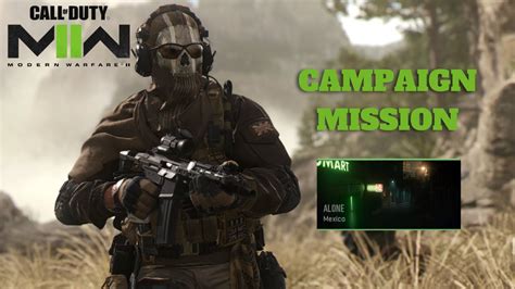 Modern Warfare 2 Campaign Mission Playthrough Alone Youtube