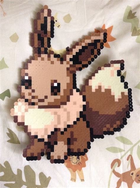 Pokemon Eevee Perler Bead Sprite Pokemon Perler Beads Perler Bead Images And Photos Finder