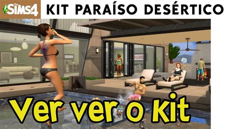 Vamos Ver o The Sims 4 Kit Paraíso Desértico YouTube