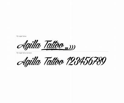 Font Calligraphy Fonts Tattoo Cursive Script Italic