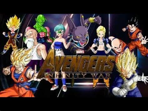 Infinity war to an artwork of dragon ball super. AVENGERS INFINITY WAR DRAGON BALL VERSION TRAILER 1 - YouTube