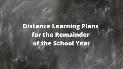 Distance Learning Plans For The Remainder Of The School Year La Salle