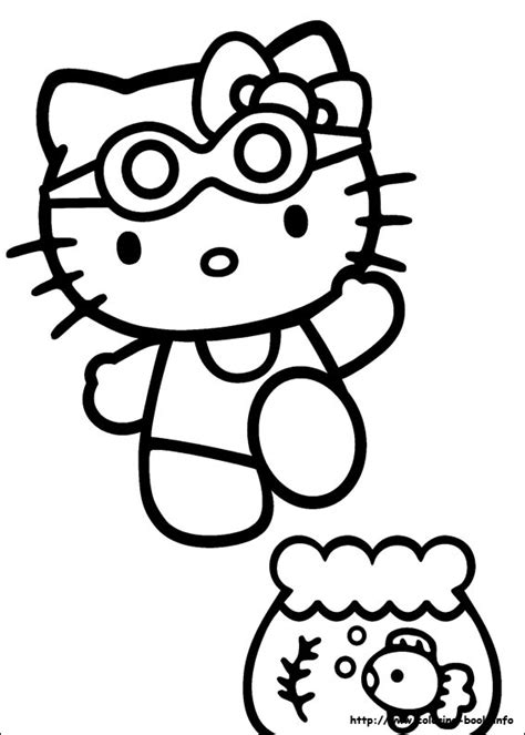 Hello kitty coloring pages | Crafts and Worksheets for Preschool