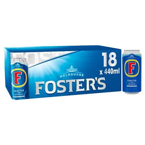 Fosters Lager Beer 18 Pack 440ml £11 At Tesco