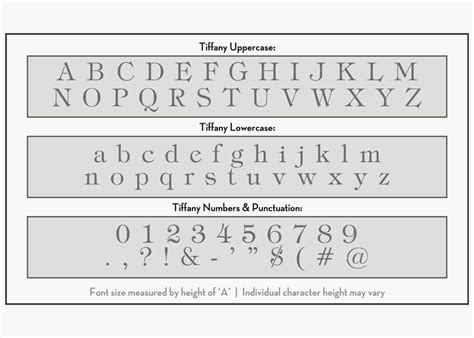 Tiffany Font Alphabet Stencil Letter Stencils Stencils Online