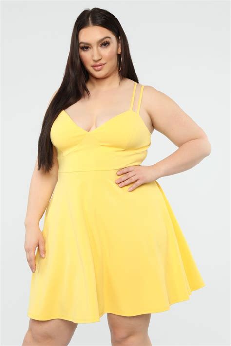 yellow plus size dress uk she likes fashion
