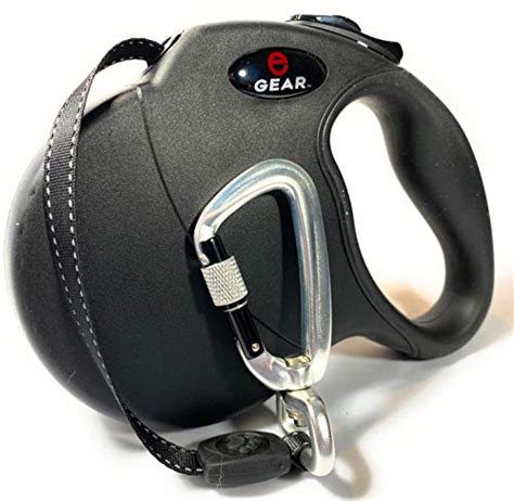 Enthusiast Gear Retractable Carabiner Dog Leash With Lock Egearstore