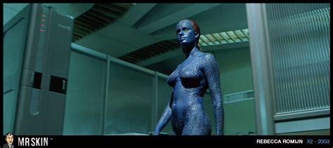 Naked Rebecca Romijn In X2 X Men United