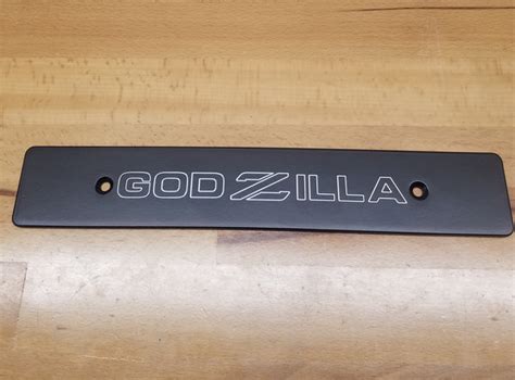 Godzilla Logo Z32 99 Jspec Plate Ztek Manufacturing