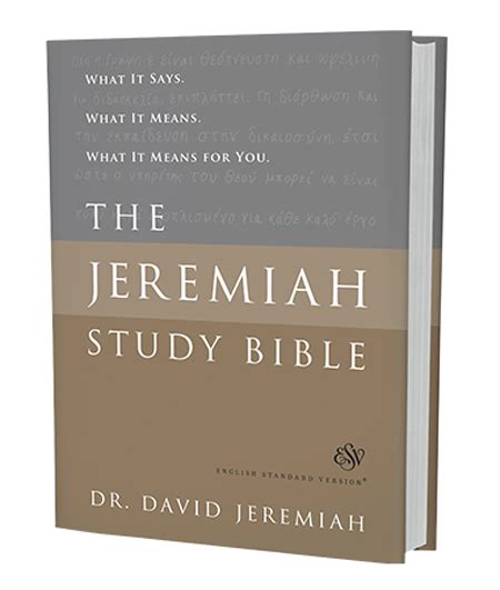 Esv Hardcover Jeremiah Study Bible Au