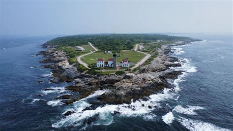 Jamestown Lighthouse, Rhode Island : r/dji
