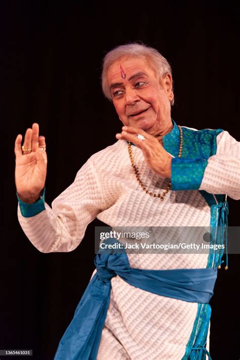 Pandit Birju Maharaj Performs With His Kathak Dance Ensemble At A