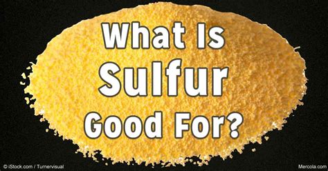 The Importance Of Sulfur To Your Body With Images Rosacea Diet
